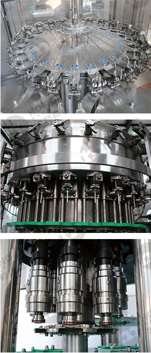 Rotary Type Automatic Filling Capping Packaging Equipment for Carbonated Drink Pure Water Beverage Production Line