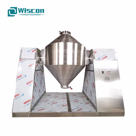 가루로 만들거나 알갱이로 만든 플라스틱 이중 원뿔 드럼 믹서 블렌더 혼합물 기계